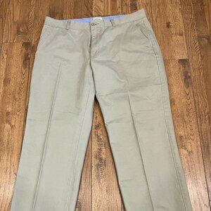 St. Johns Bay100% Cotton Khaki Pants Mens 36x32  Tan  4 pocket